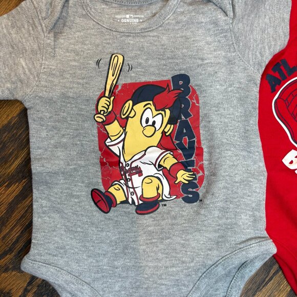 Set of 3 Braves Onsies - Picture 4 of 5